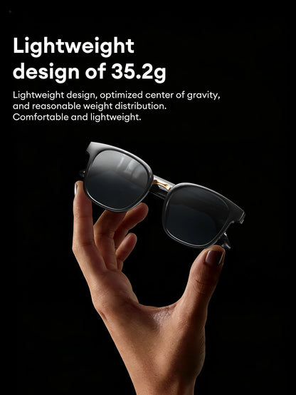 Lenovo GS106 Smart Wireless Glasses Bluetooth 6.0 Photochromic Lenses Sunglasses Hands-Free Music Calls Outdoor Sports Headphone