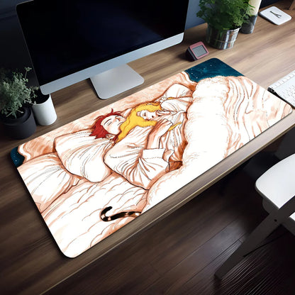 Mouse Pad MousePad Non-slip Lockedge V-Veil Office Student Gaming Manga Thickened Large Writing Pad Cushion