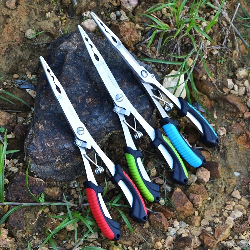 Fishing Pliers - Multifunctional Hook Remover, Line Cutter & Ring Opener