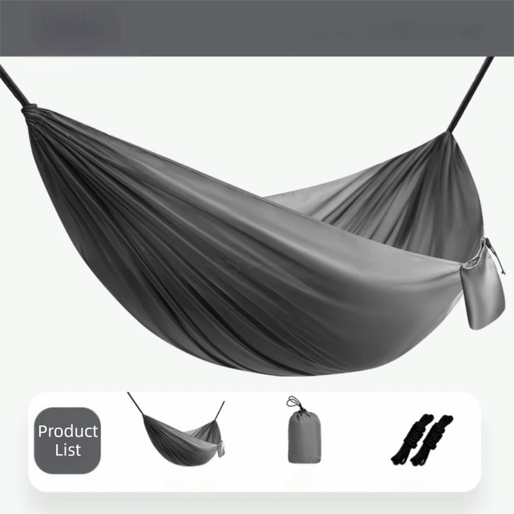 High Strength Colorful Hanging Hammocks Foldable Single and Double Size Camping Hammock Easy Setup Dacron Outdoor Swing Beach