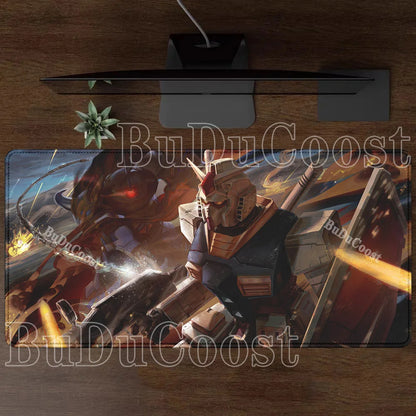 Mouse Pad Gundam RX-78-2 Anime Gaming XXL Non-slip Mousepad PC Computer Keyboard Office HD printing overlock esports Desk Mat