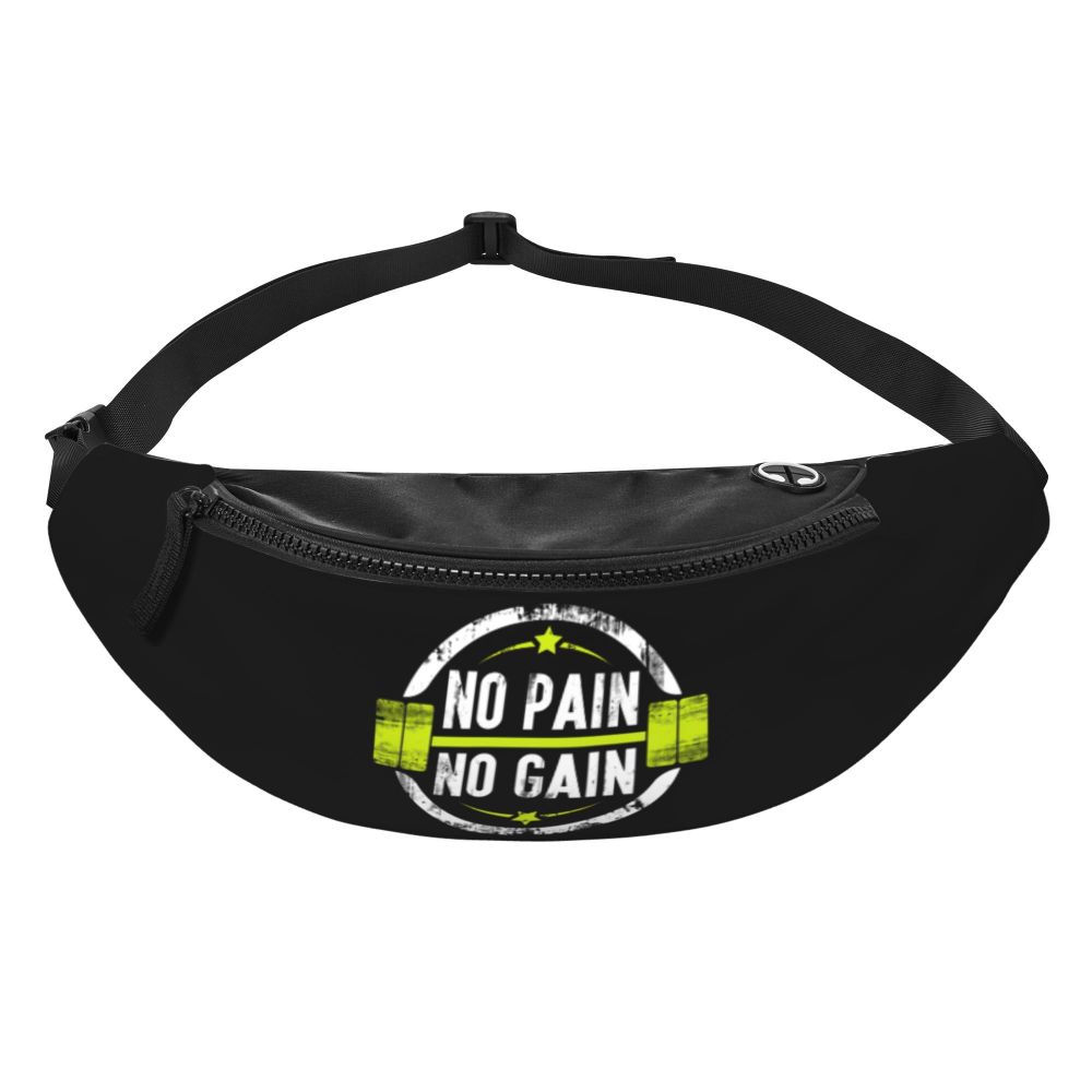 Powerhouse Gym Fanny Bag Custom Bodybuilders Fitness Crossbody Waist Pack Men Women Cycling Camping Phone Money Pouch