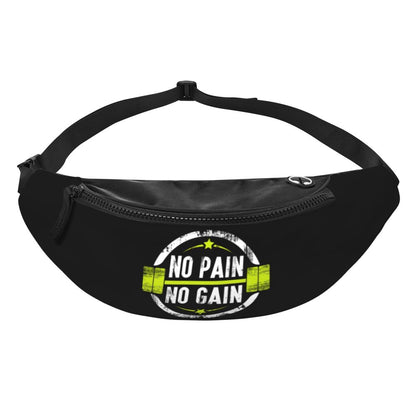 Powerhouse Gym Fanny Bag Custom Bodybuilders Fitness Crossbody Waist Pack Men Women Cycling Camping Phone Money Pouch