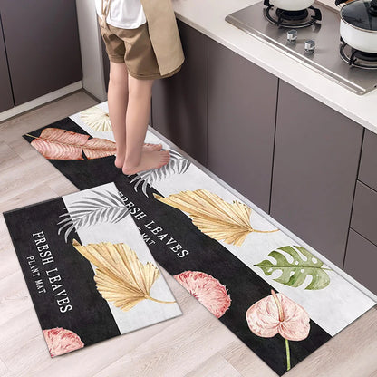 VIKAMA Kitchen Floor Mat Living Room And Bedroom Entrance Door Mat Home Decoration Laundry Room Corridor Long Small Carpet
