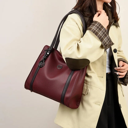 Soft Leather Luxury Handbags Women Bags Designer Shoulder Sac Ladies Large Capacity Top-Handle Bags Shopping Tote Bag Sac A Main