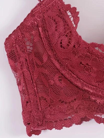 Women's Lace Open-Cup Underwire Bra, Soft, Skin-Friendly, Breathable, Plus-Size Sexy Lingerie