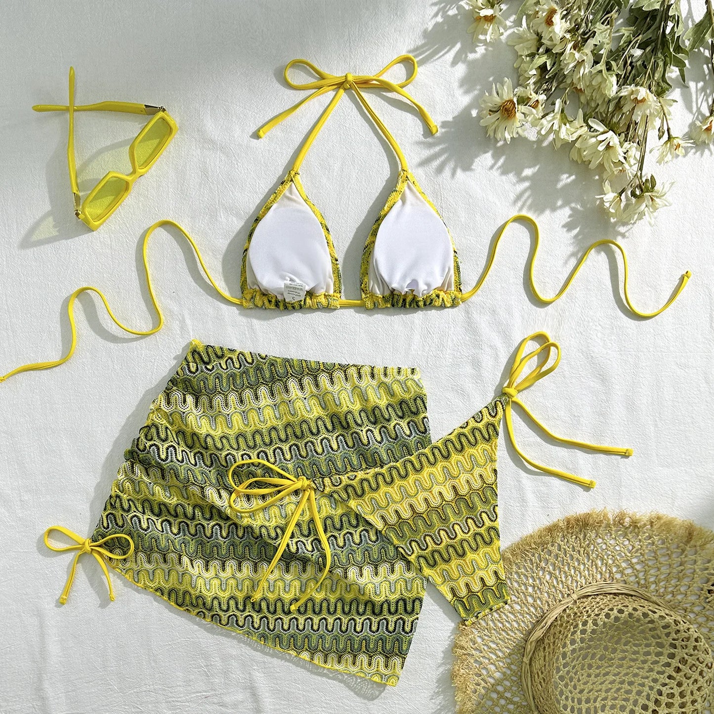 Sexy Bikinis 2026 Female Swimsuits Women's Three-Piece Swimwear Beach Swim Wear Bathing Suits Brazilian Bikini Set Pool Bather