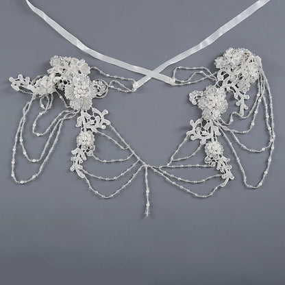 Bridal Jewelry Diamond Shoulder Chain Crystal Necklace Bolero Bridal Covered Body Chain Wedding Accessories Women Shrugs SG10