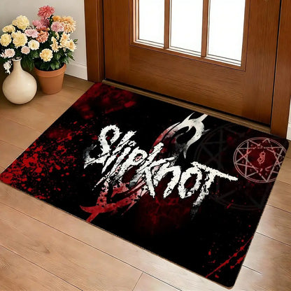Band S-slipknot-S Classic Popular Long Floor Mat Cozy Flannel Soft Thick Non-Slip Mat For Living Room Bedroom Kitchen Decor Rugs
