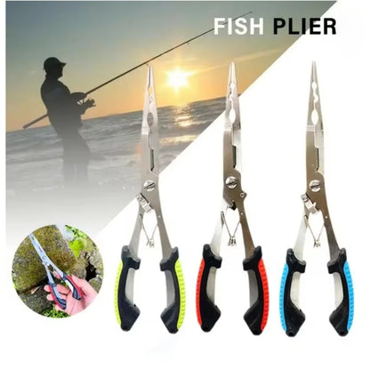 Fishing Pliers - Multifunctional Hook Remover, Line Cutter & Ring Opener