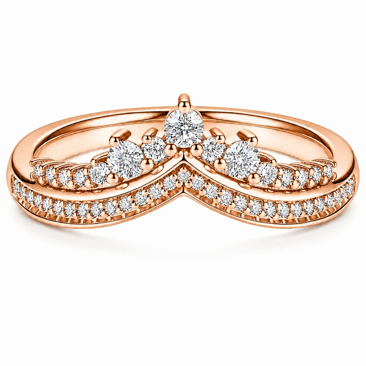 Custom Lab Grown Diamond Ring 9K 14K Gold 0.3cttw D Color VVS Clarity Engagement Promise Wedding Anniversary Ring for Women