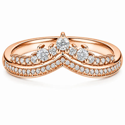 Custom Lab Grown Diamond Ring 9K 14K Gold 0.3cttw D Color VVS Clarity Engagement Promise Wedding Anniversary Ring for Women