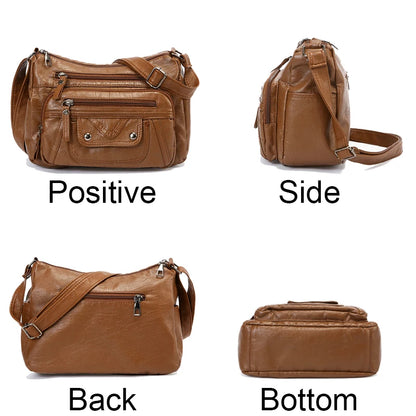 High Quality Leather Handbags Women Bags Luxury Brand Designer Shoulder Crossbody Hand Bags for Women 2024 Purses and Handbags