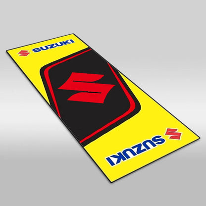 Motorcycle Display Carpet Suzuki Parking Mat Non Slip Garage Rug for Sports Racing Moto Electric Bike Entrance Home Decor