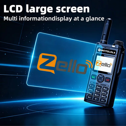 MOTOLOLA Zello 2G 3G 4G POC Walkie Talkie Android 8.1 Bluetooth Global PTT WiFi Handheld bidirectional radio 5000km