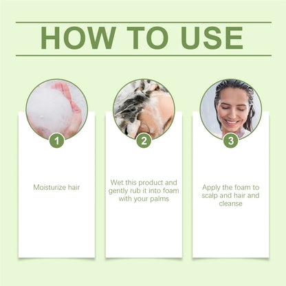 Rosemary Shampoo Bar Anti Hair Loss Oil Control Promote Hair Growth Refreshing Smoothing Volumizing Handmade Natural Hair Soap