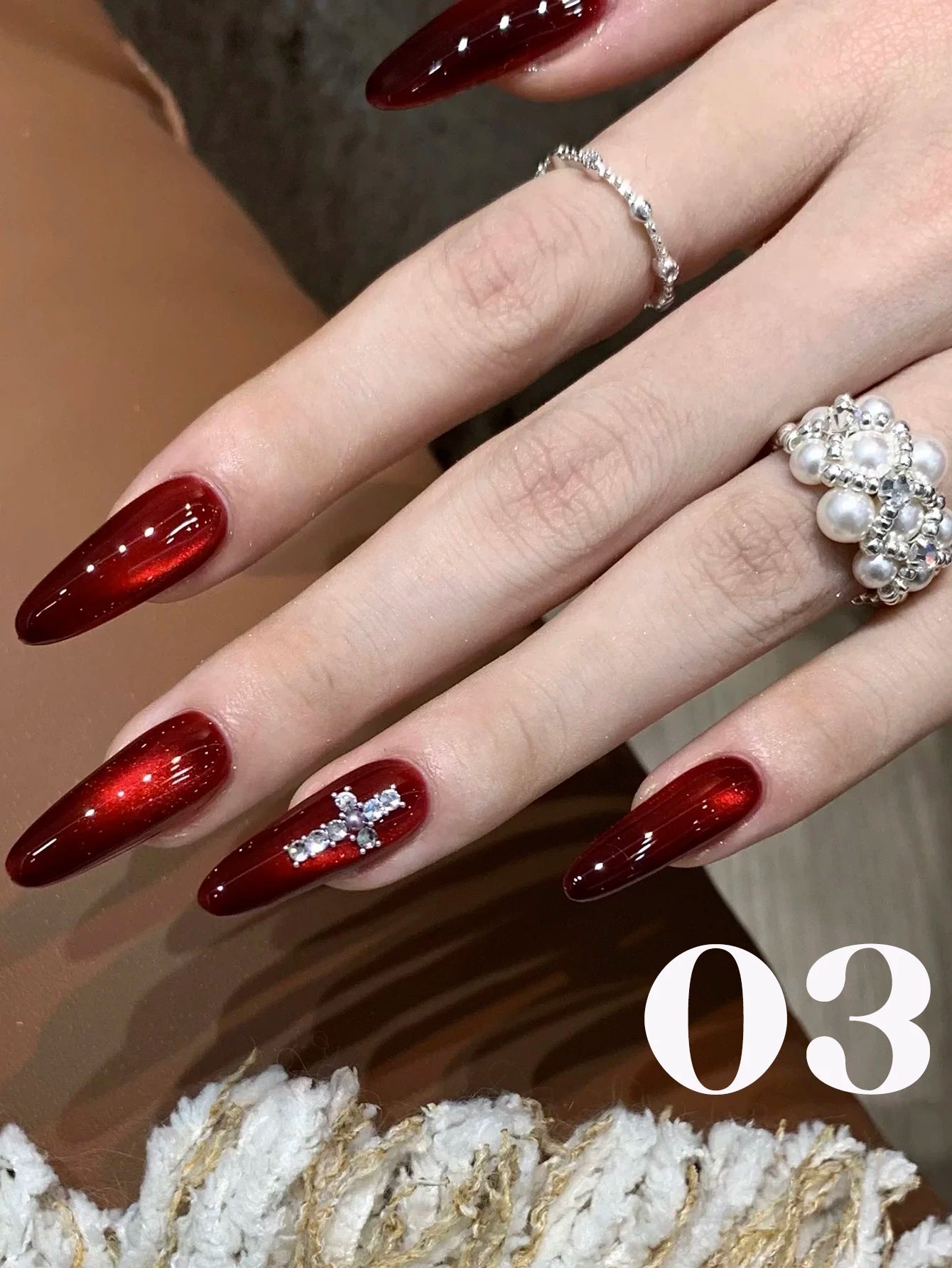 1-24pcs WS Romantic Purple Cat Eye Gel Nail Polish New Style Super Flash Versatile Whitening Purple Glass Bead Cat Nail Salon