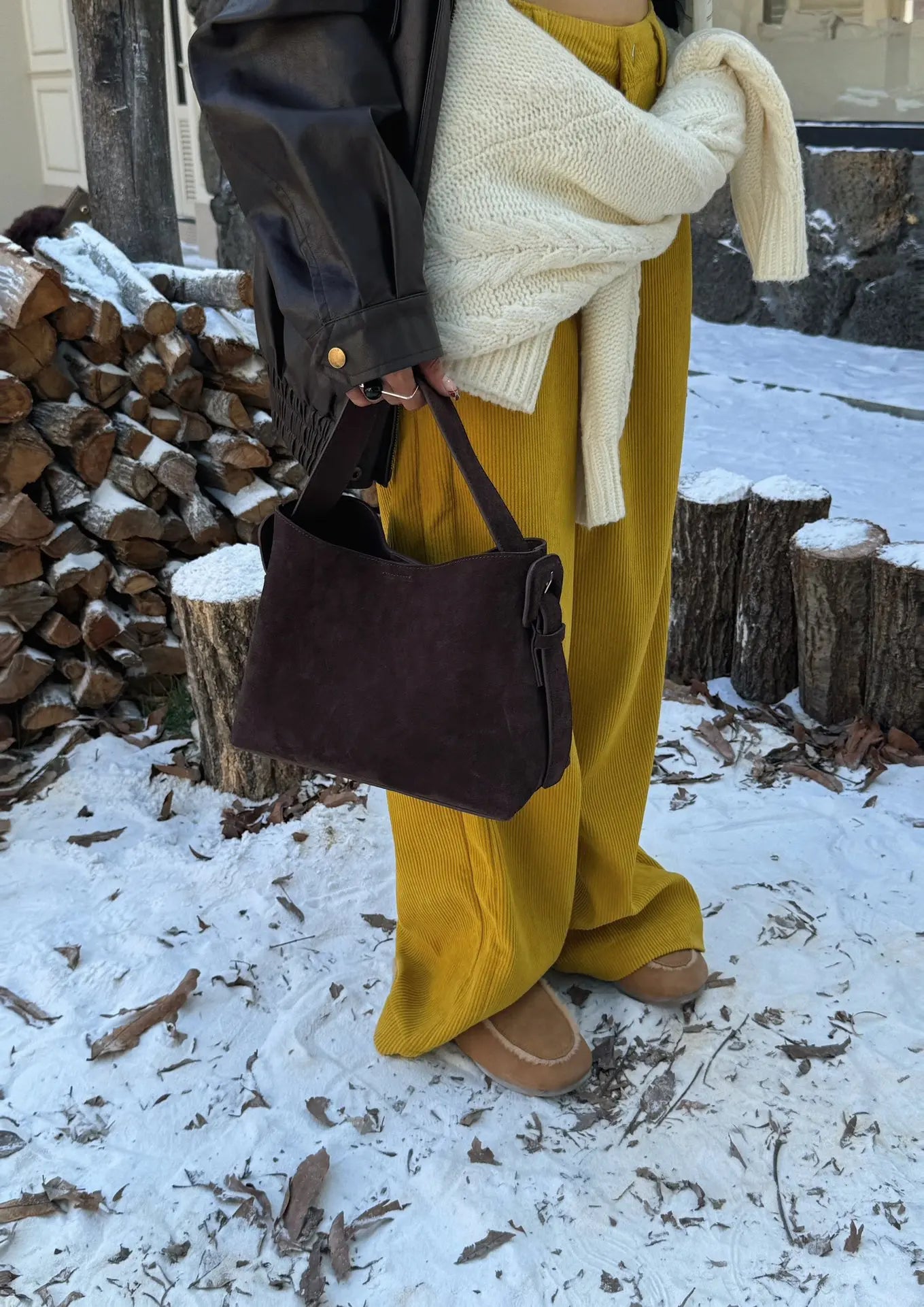 Suede Cowhide fashion ladeis shoulder cross brown bags luxury designer women coffe handbags angola red