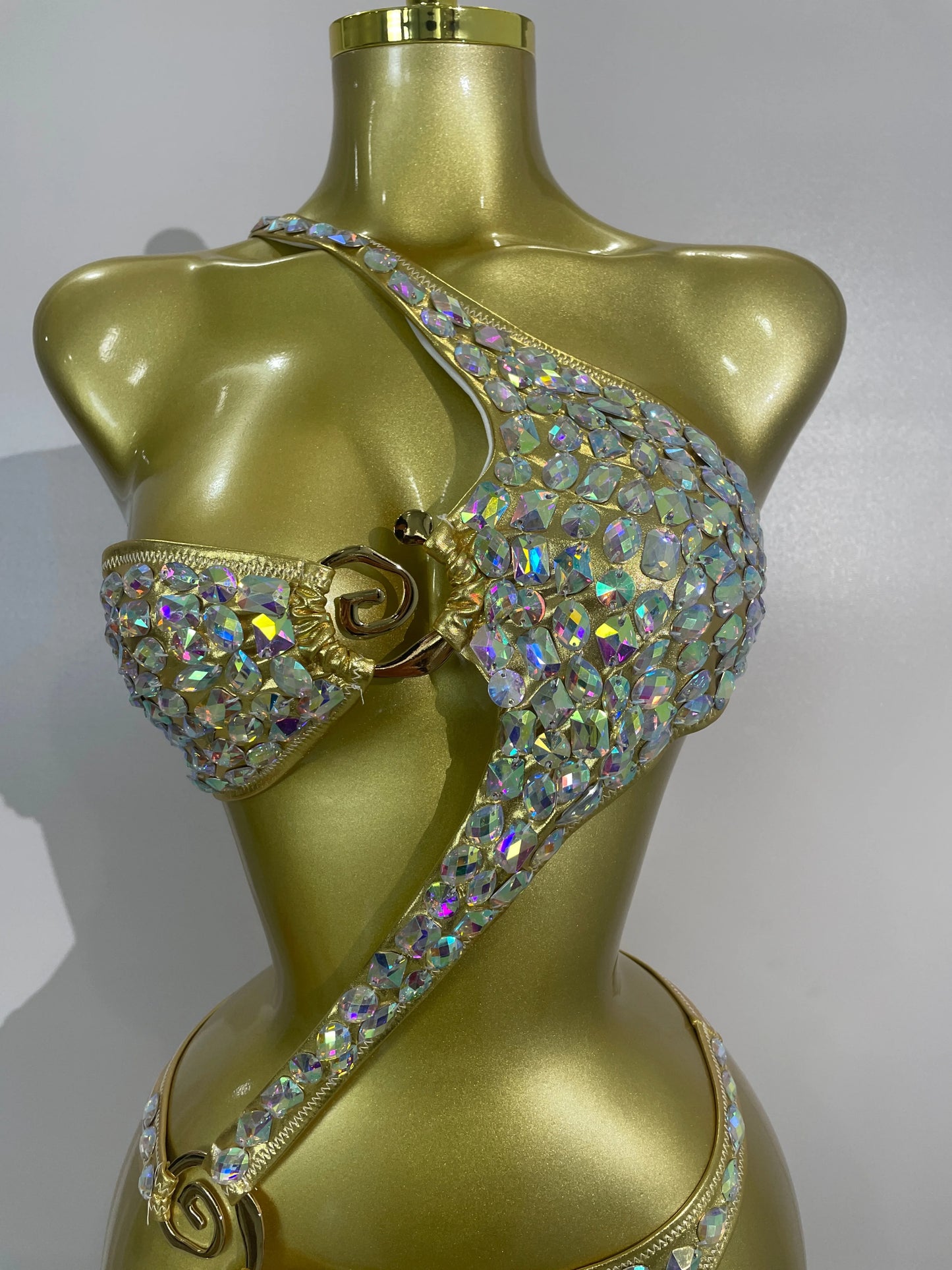 Sexy Sparkly Diamonds Swimsuit Bar Bikini 2026 Fashion Women Crystal Handmade One-piece Bodysuit Swimsuit Stage Photoshoot Wear