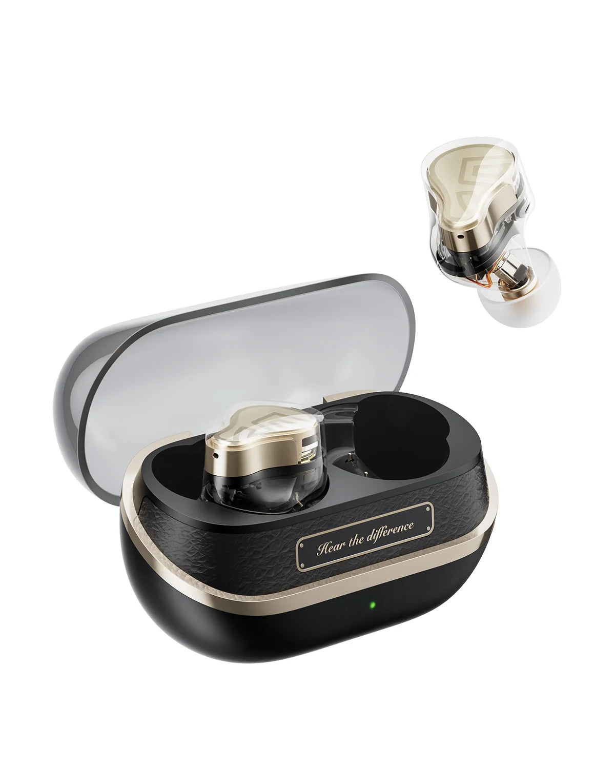 SoundPEATS H3 Wireless Bluetooth Earbuds Hybrid 3 Driver HiFi 55dB Adaptive ANC Headphones with LDAC AptX Lossless Hi-Res Audio