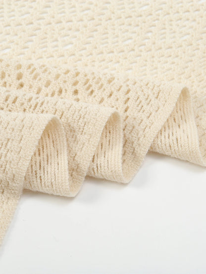 Knit Hollow Out Fake Collar Warm Tassel Shawl Scarf Fashion Pullover Lightweight Solid Knitted Large Scarfs Women Muffler Wrap