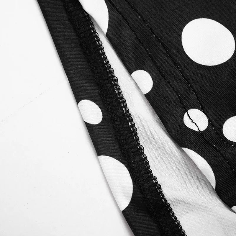 Sexy Polka Dot Romper Women Summer Sleeveless Crew Neck Backless  Bodycon Rompers Jumpsuit for Woman Playsuit