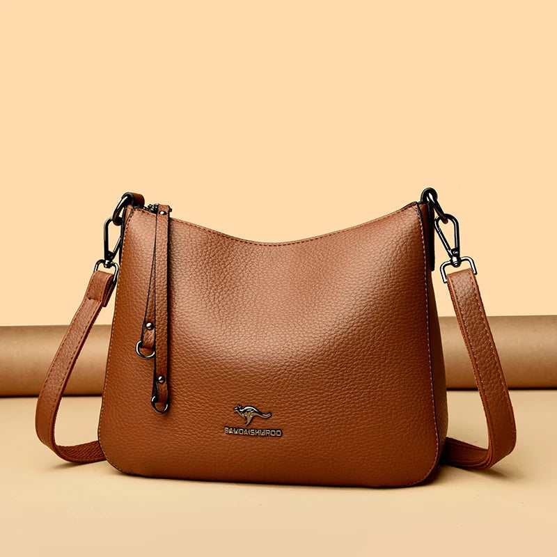 Luxury Leather Large Capacity Handbags Women Bags Designer Tote Bag Shoulder Crossbody Sac Ladies Shopping Messenger Bags