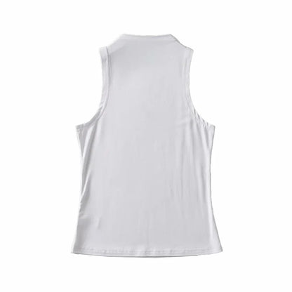 2024 Summer NEW Arrival Women Solid Color Causal Sexy Croped-Top Sleeveless Tank Streetwear