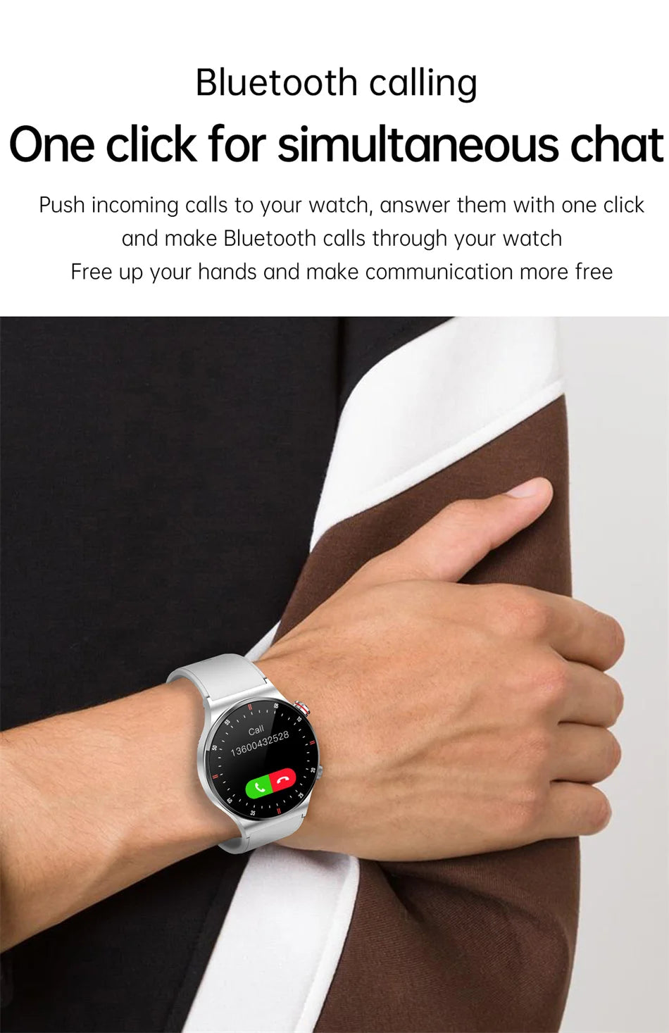 2025 NFC Bluetooth Call Smart Watch Men Full Screen GPS Sports Bracelet Waterproof ECG Health Monitor SmartWatch for IOS Android