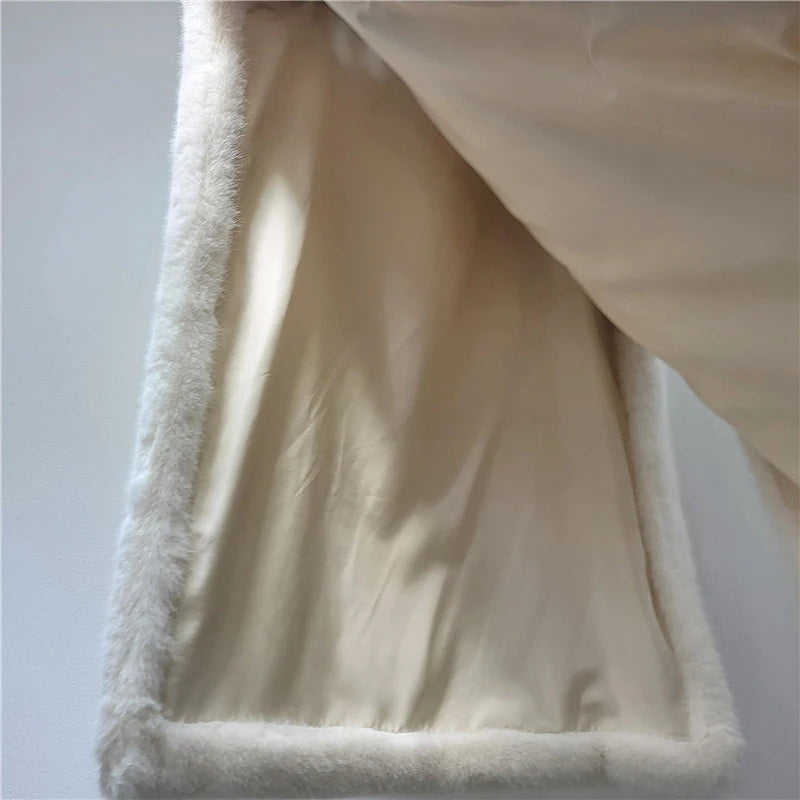 DEAT 2025 Autumn Winter New High Quality Soft Fur Vest For Women Imitation Mink Fur Sleeveless Fur Tank Top Female 11A07795