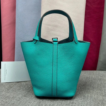 Women Bags Handbags Bucket Bag 18/22 Big Small Fashion Tote Bag Genuine Leather Luxury Quality Designers Lady Hand Bags