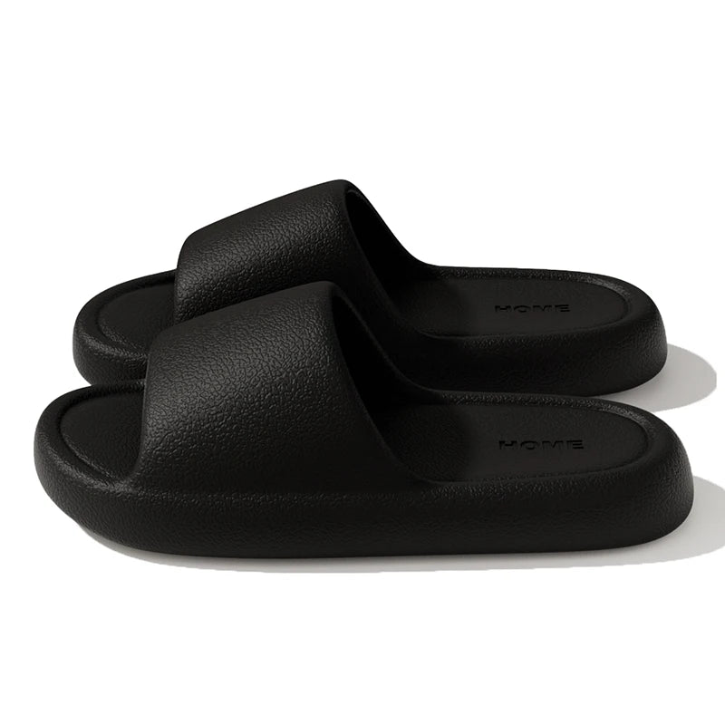 Soft Sole EVA Home Slippers For Women Thick Platform Home Bathroom Slides Woman Summer Non Slip Beach Flip Flops Couple Sandals