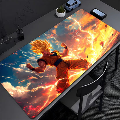 Mouse Pad Large Dragon Ball Gamer Keyboard Mat Pads Gaming Desk Protector Laptops Mousepad Deskmat PC carpet HD Anime Mousepad