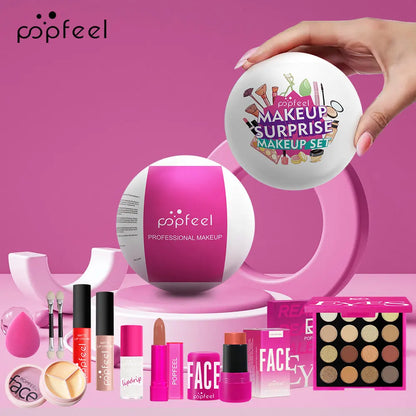 POPFEEL Spherical Packaging Makeup SetMaking It a Creative Gift Box Suitable Beginners, Perfect for Birthdays And Holidays.