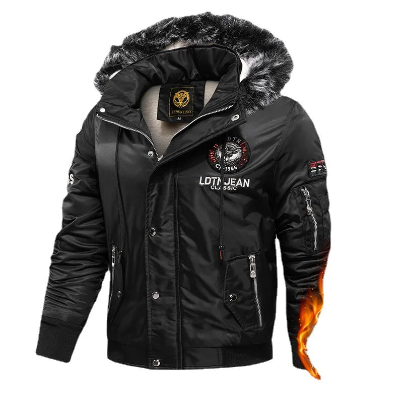 2026 Men Winter Hooded Down Jackets Warm Parkas Winter Coats Male Outwear Casual Winter Jackets Good Quality Men Long Jackets