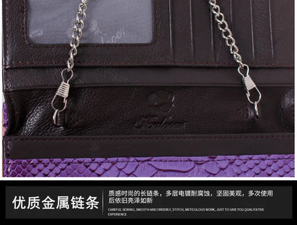 Luxury Snake Pattern Chain Flap Handbags Evening Clutches Crossbody Messenger Shoulder Bags Women Female Ladies Luxurious Purses