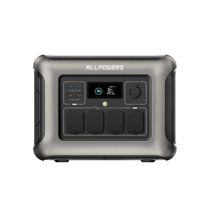 Portable Power Station 1600W 1056Wh LiFePO4 Battery Solar Generator Outdoor Camping Power Supply UPS Backup Energy Storage
