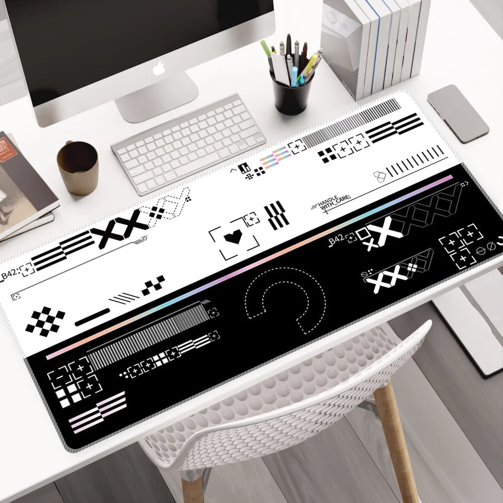 Gaming Clear Shortcut Keys Mouse Pad Cheat Sheet Keyboard Mousepad Desk Mat Rubber Protector Office User Anti Slip Esports Games