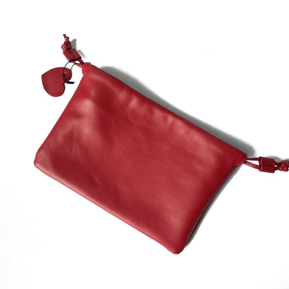 Sheepskin Drawstring Cloud Bag 2025 Summer New Design Soft Genuine Leather Handbag Shoulder Bag Fashionable Women Crossbody Bag