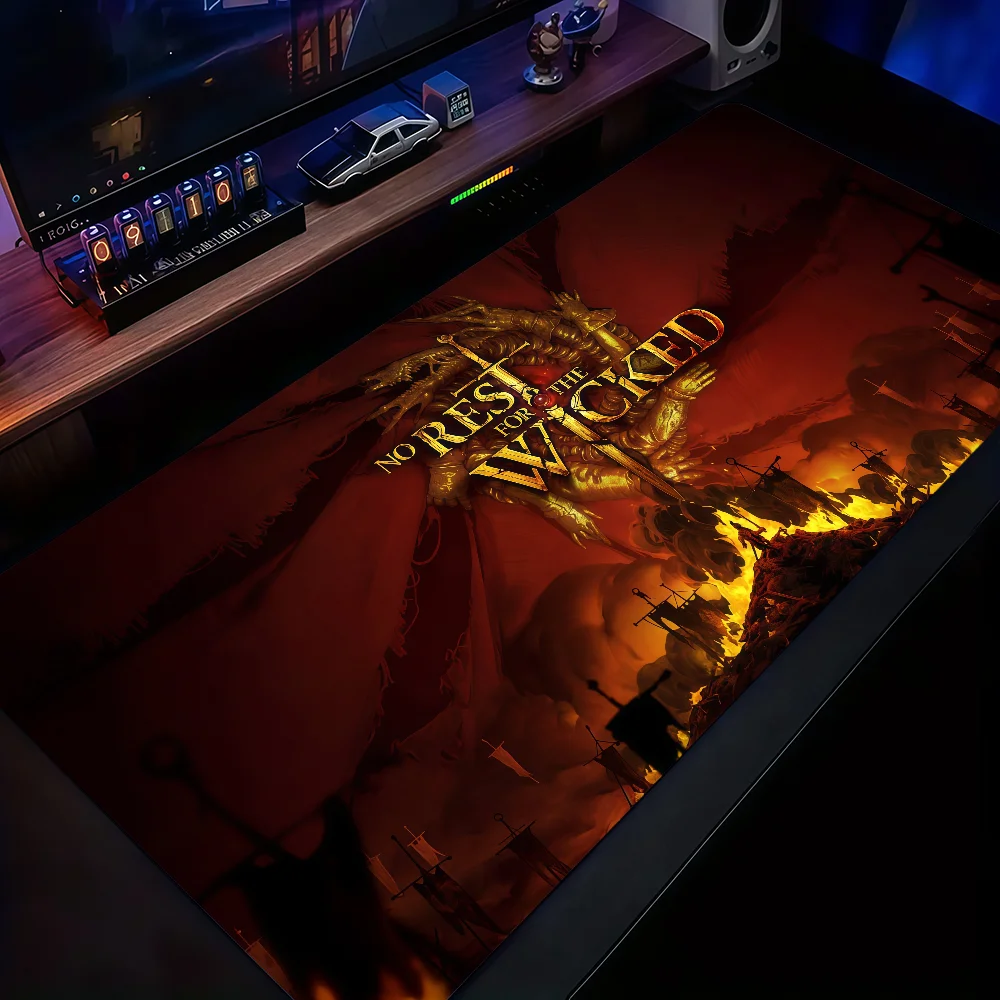 No R-Rest for the W-Wicked Mouse Pad Non-slip Thickened MousePad Large Writing Lockedge Office Student Gaming Cushion