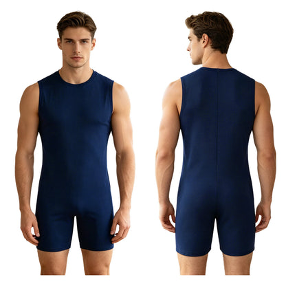 Men Women Special Needs Adaptive Clothing Elderly Alzheimer ASD Anti-Strip Jumpsuit Back Zipper Bodysuit Daily Wear Homewear