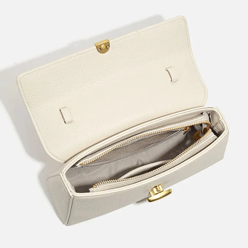 2025 New Women's Bag High Quality Genuine Leather Women Shoulder Bag Fashion Crossbody Square Bags Female Handbags