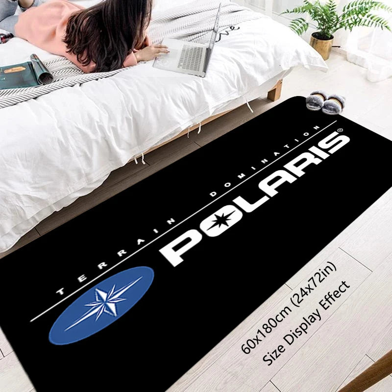 Entrance Doormat Balcony Rugs Living Room Carpet Polaris Motorcycle Foot Mats Bath Rug Floor Mat Ideal Gift Non-slip Home Decor