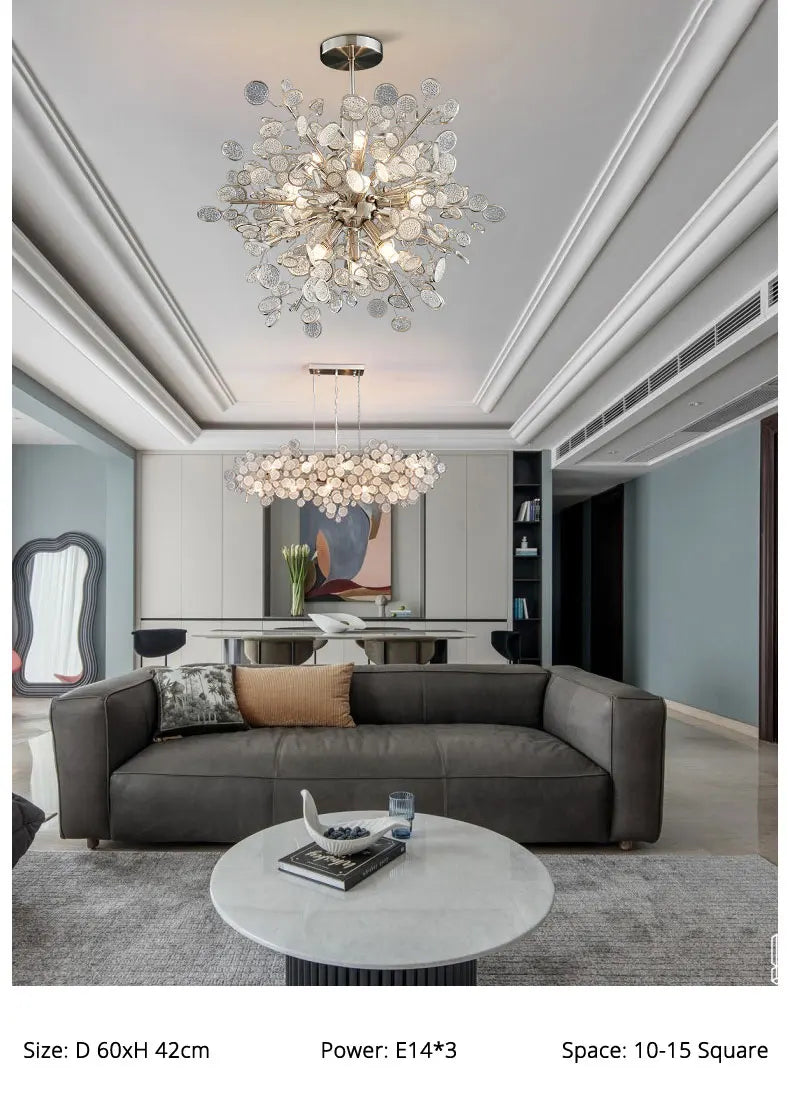 Modern Luxury Creative Living Dining Room Glass Led Chandelier Personality Simple Designer Pendant Lights Bedroom Study Lamps