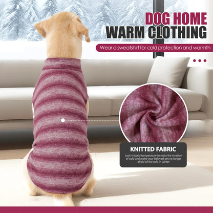 Windproof Plush with Sport Vest Dog Clothes,Pet Keep Warm Jacket No Pull No Choke Design for Small Medium Large Dogs