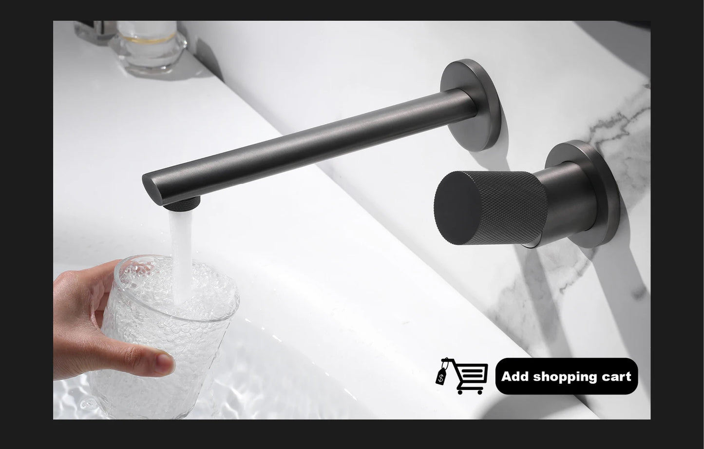 Luxury Black Brass Shower System Wall-Mounted LED Digital Display Design Cold & Hot Dual-Control 4-Function Ceiling Shower Tap