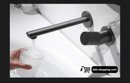Luxury Black Brass Shower System Wall-Mounted LED Digital Display Design Cold & Hot Dual-Control 4-Function Ceiling Shower Tap