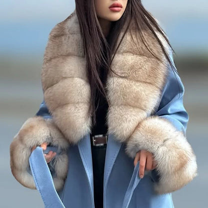 Winter Warm Fox Fur Collar For Coat Women Natural Fox Fur Sleeve Cuffs Detachable Fur Accessory Fashion Real Fur Trim