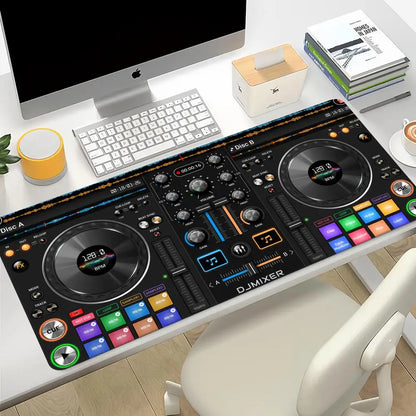 Radio Dj Workbench Large Gaming Mousepad Keyboard Gamer Mouse Pad on The Table Speed Desk Mat Anime 900x400 1000x500 Mouse Mat