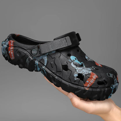Plus Size 48 49 Men's Summer Clogs Sandals Eva Slippers Men Fashion New Flat Sandals Men Women Leisure Slides Men Casual Shoes